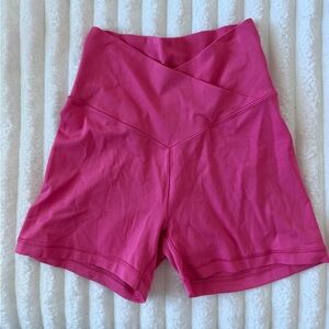 Aerie Women's Pink High-Waisted Shorts